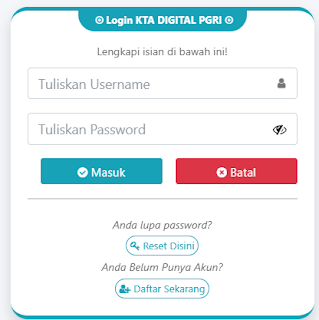 Register PGRI Pandeglang - Persatuan Guru Republik Indonesia Cabang Pandeglang